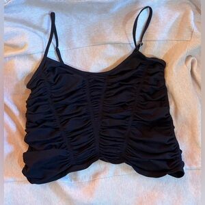 Cropped Free People Tunic, Black L/XL